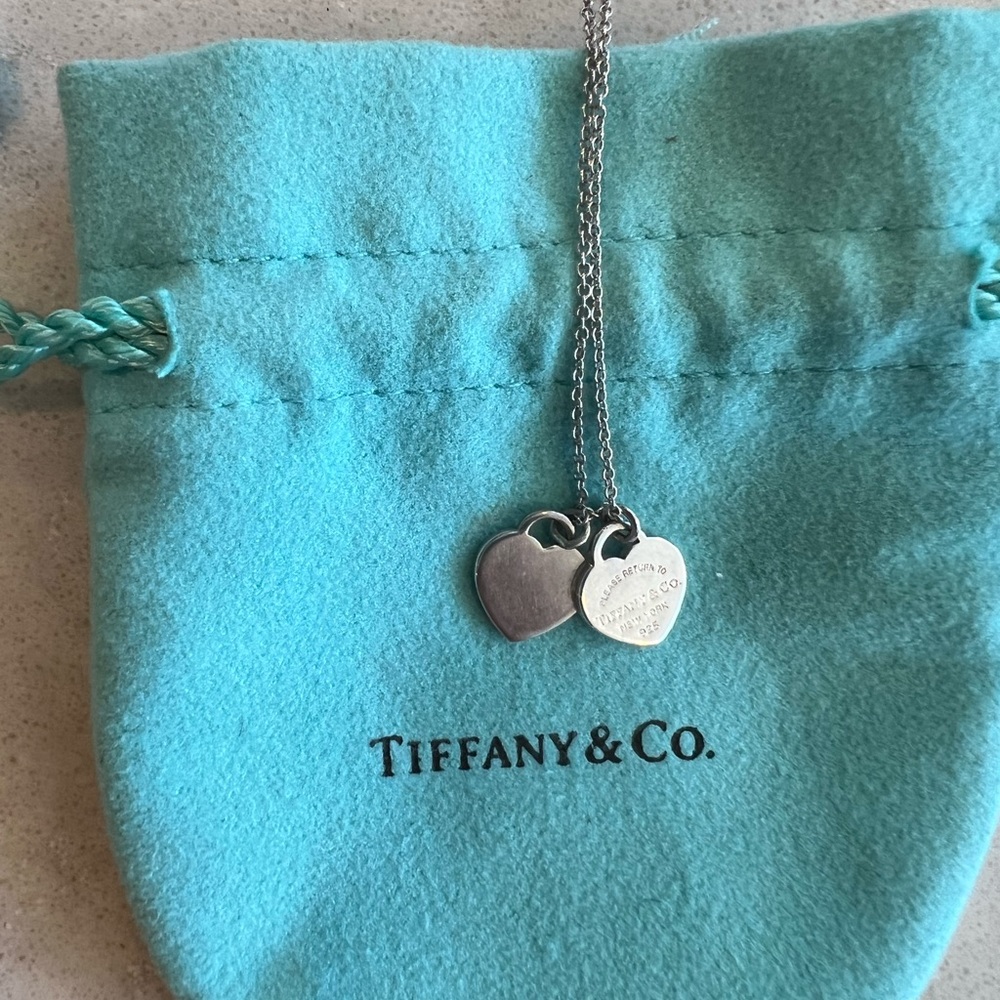 Tiffany’s Original “Return to Tiffany’s” double Heart Tag Pendant